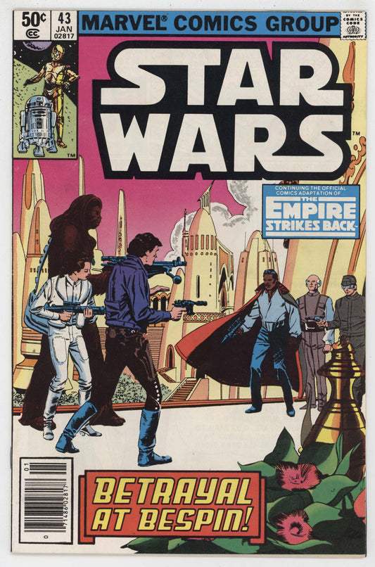 Star Wars 43 Marvel 1981 VF Empire Strikes Back 1st Lando Calrissian Boba Fett