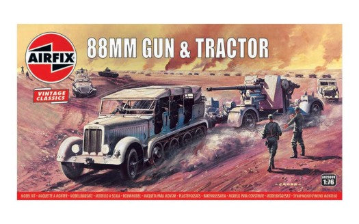 Airfix 2303 1/76 88mm Gun & Tractor