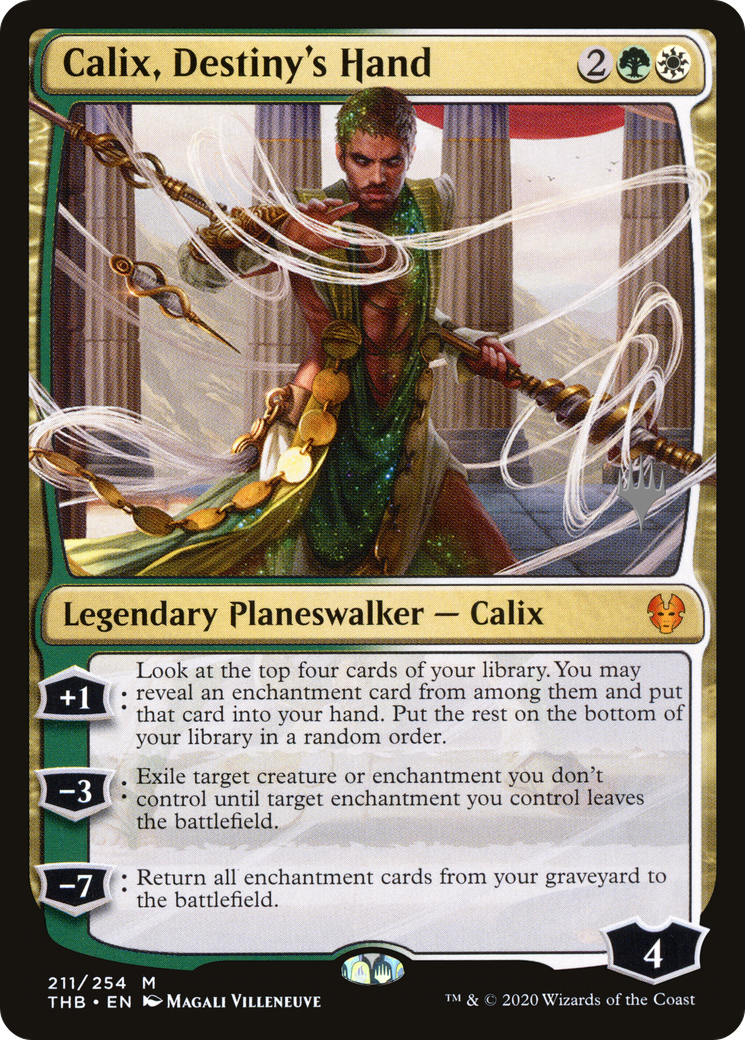 Calix, Destiny's Hand (PPTHB-211P) - Theros Beyond Death Promos Foil