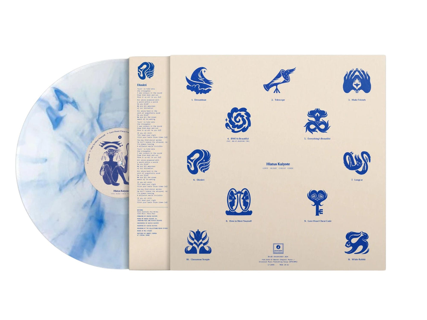 Hiatus Kaiyote - Love Heart Cheat Code (Blue & White Marble Colored Vinyl, Indie Exclusive)