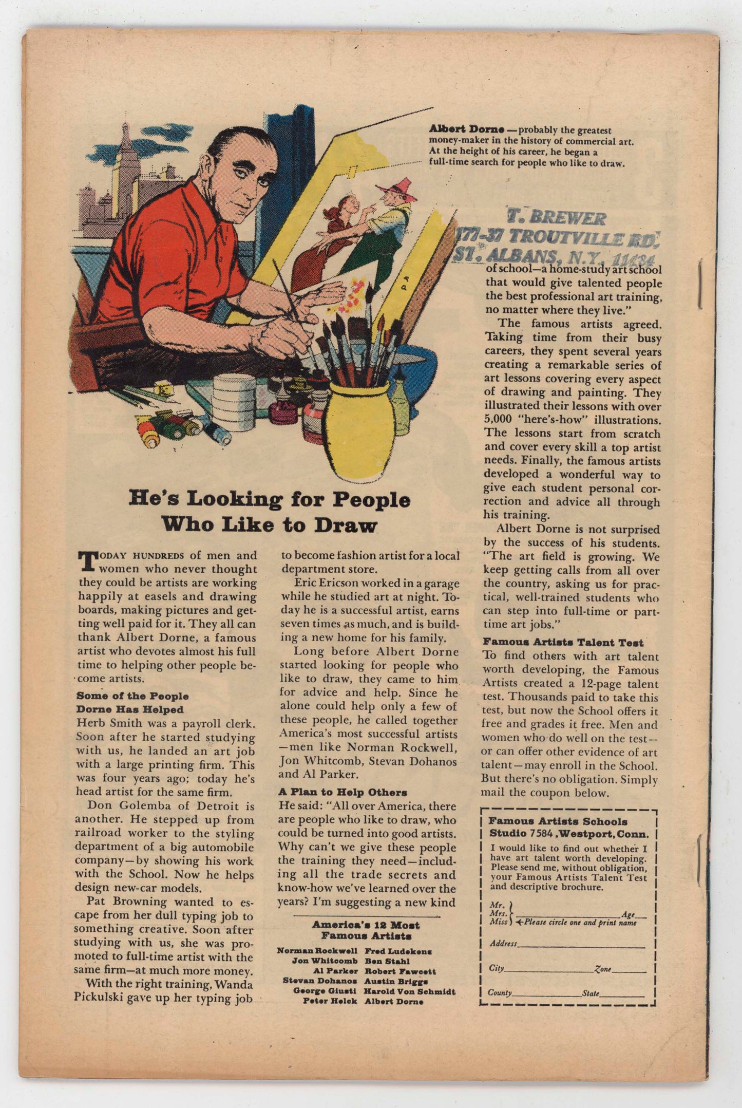 Tales To Astonish 70 Marvel 1965 FN 1st Namor Sub-Mariner Hulk Leader - Golden Apple Comics