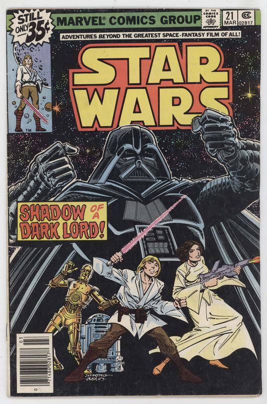 Star Wars 21 Marvel 1979 FN Luke Skywalker Princess Leia Darth Vader C-3PO