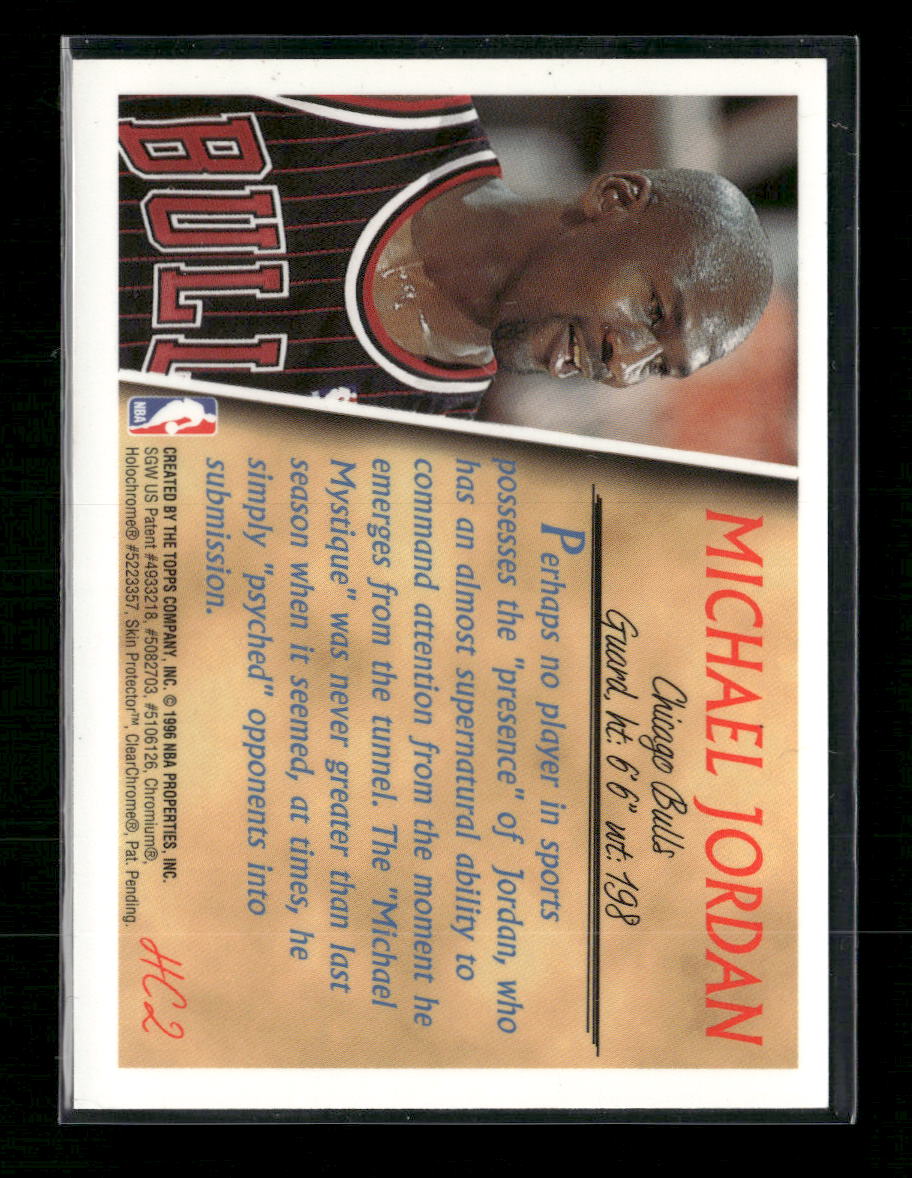 1996-97 Topps Holding Court Refractor Michael Jordan #HC2