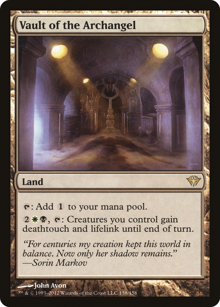 Vault of the Archangel (DKA-158) - Dark Ascension Foil