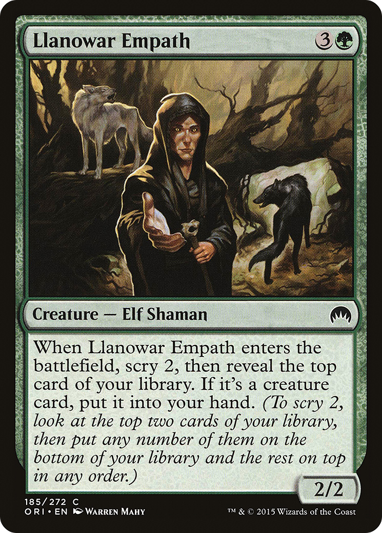 Llanowar Empath (ORI-185) - Magic Origins Foil
