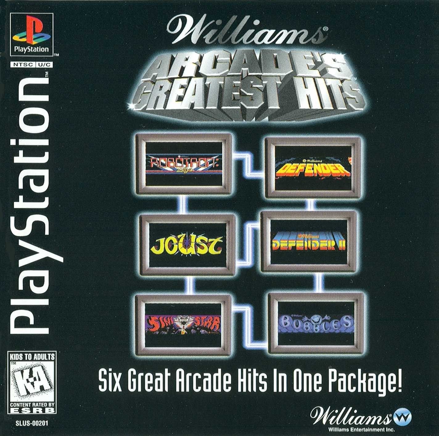 Williams Arcade's Greatest Hits (Playstation)