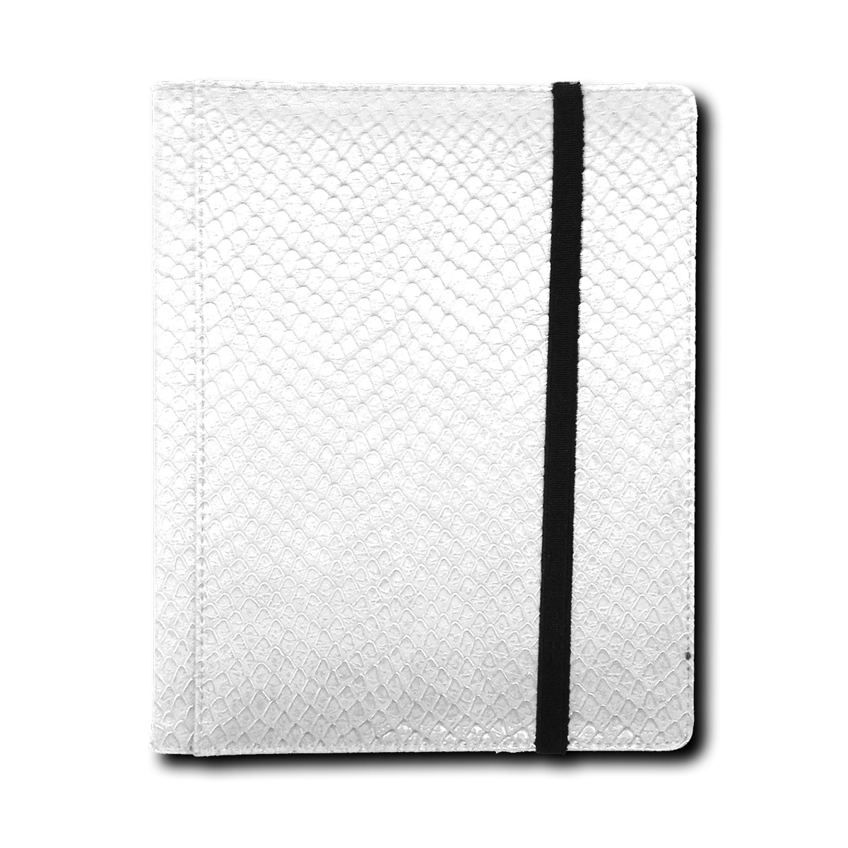 4 Pocket Dragon Hide White Binder