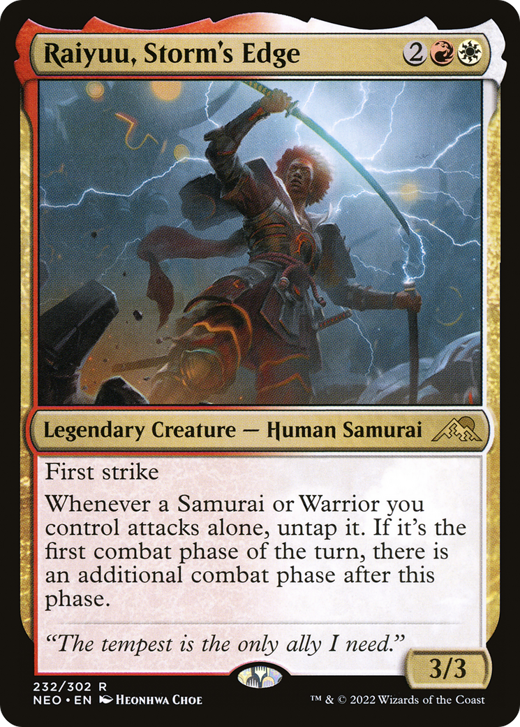 Raiyuu, Storm's Edge (NEO-232) - Kamigawa: Neon Dynasty Foil