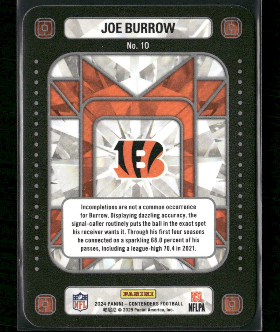 2024 Panini Contenders Crown Jewels Joe Burrow #10