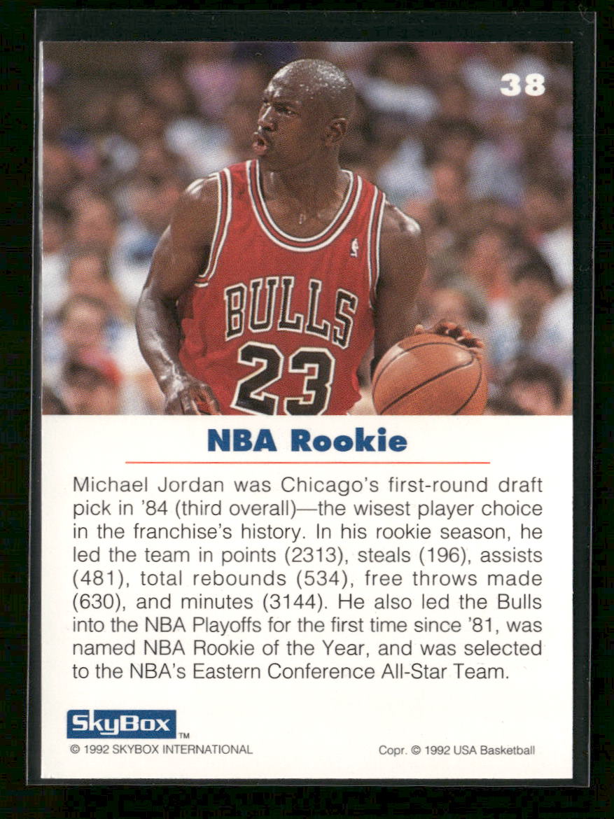 1992 SkyBox USA Michael Jordan #38