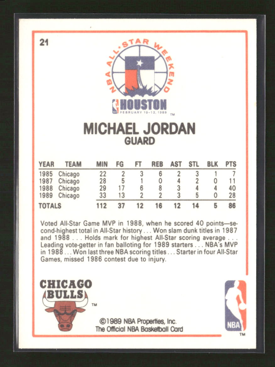1989-90 Hoops Michael Jordan #21