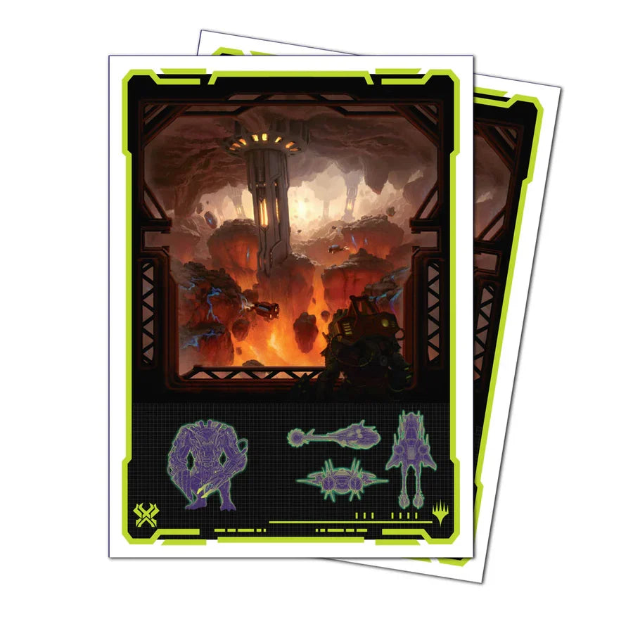 Ultra PRO Magic: The Gathering - Apex Sleeves 105ct - Edge of Eternities (Kavaron, Memorial World)