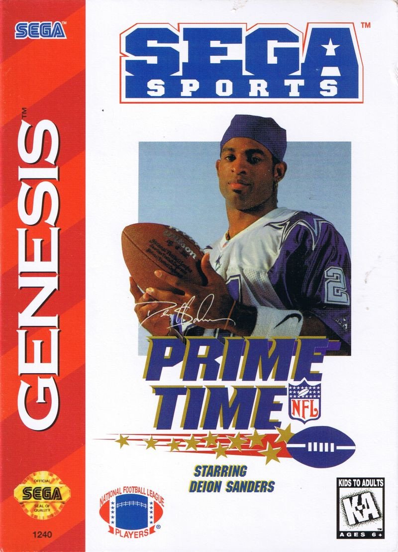 Prime Time NFL Football starring Deion Sanders (Sega Genesis)
