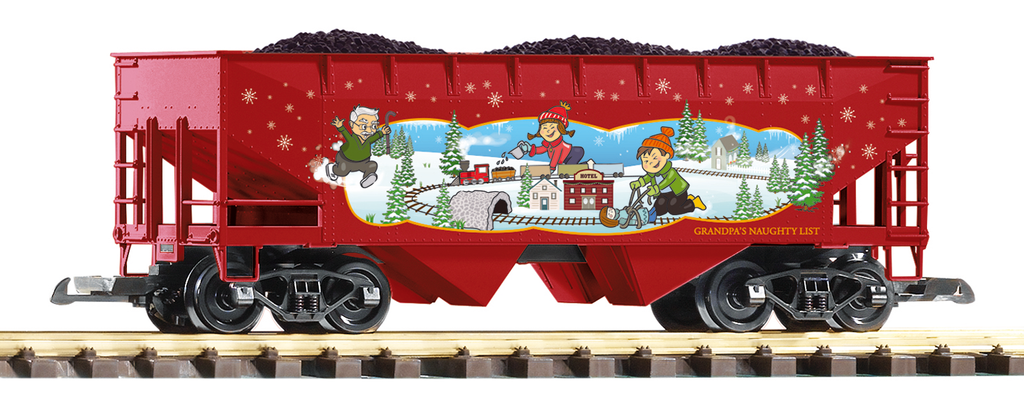 Piko 38930 G Scale Grandpa's Naughty List Hopper