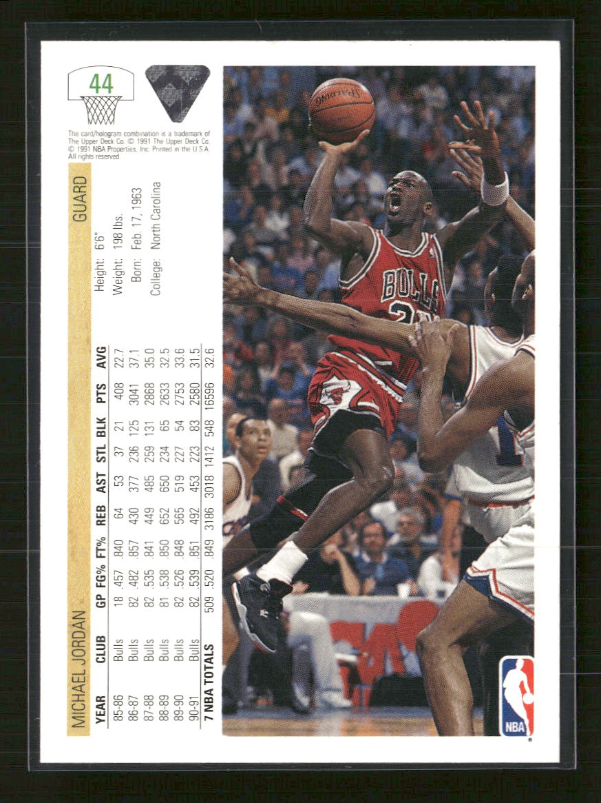 1991-92 Upper Deck Michael Jordan #44