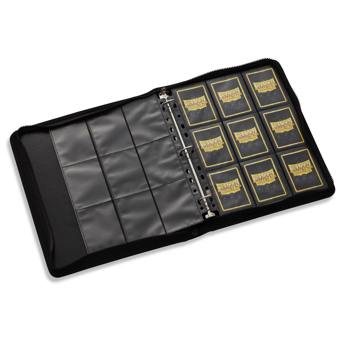 Dragon Shield: Card Codex Zipster Binder - Black (360 Slots)