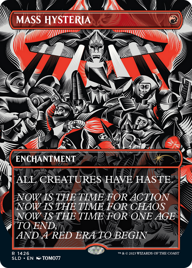 Mass Hysteria (SLD-1426) - Secret Lair Drop (Borderless) Foil