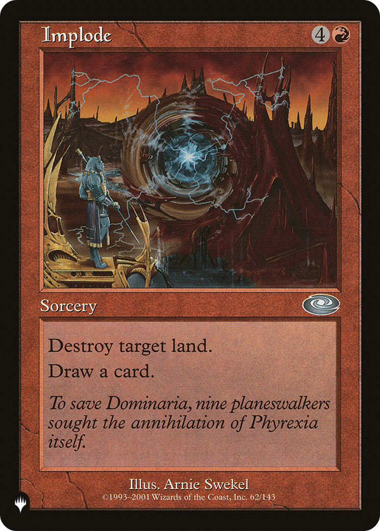 Implode (LIST-PLS-62) - The List