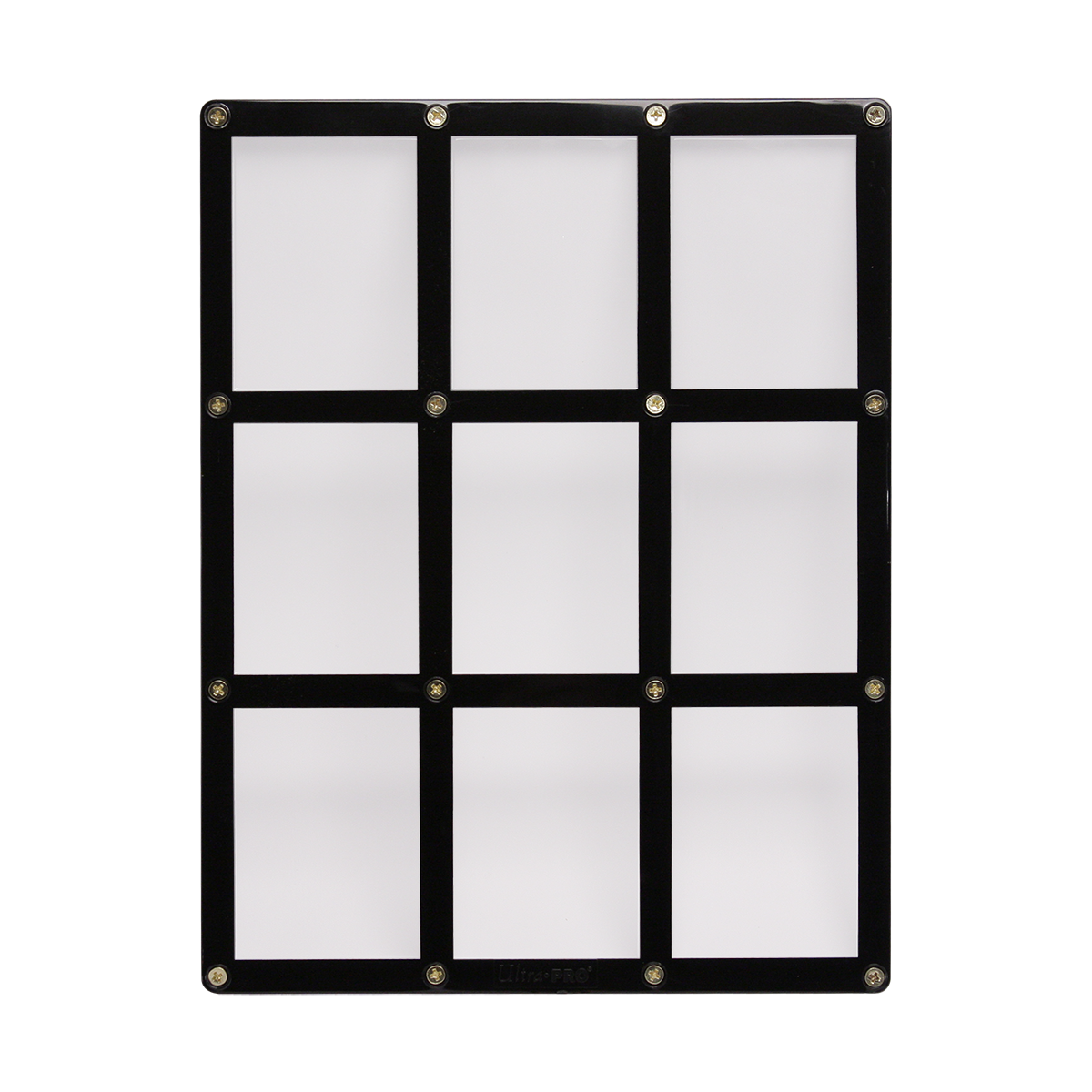 Ultra PRO: Screwdown Holder - Black Frame (9-Card)