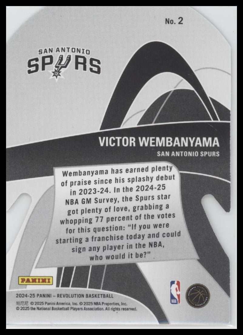 2024-25 Panini Revolution Liftoff! Fractal Victor Wembanyama #2