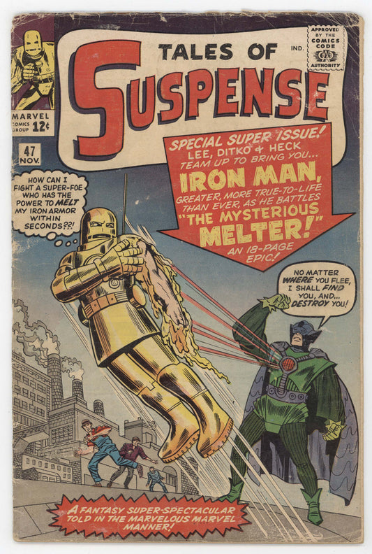 Tales Of Suspense 47 Marvel 1963 GD VG Iron Man 1st Melter Jack Kirby