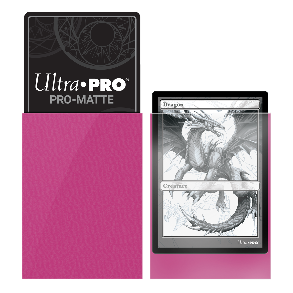 Ultra PRO: Standard 50ct Sleeves - PRO-Matte (Bright Pink)