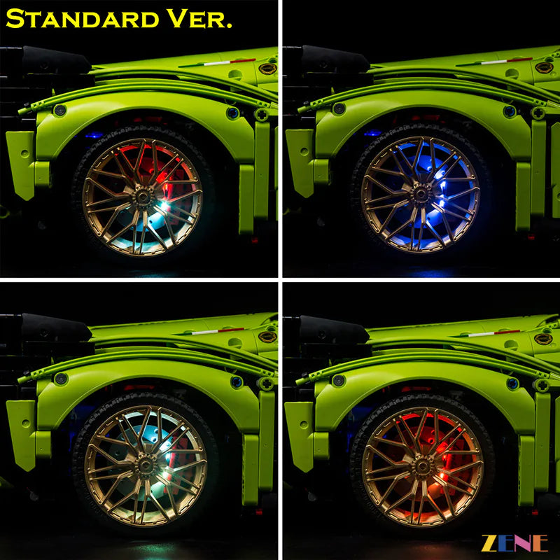 Light Kit for LEGO Lamborghini Sian Fkp37 #42115