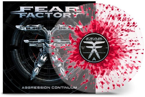 Fear Factory - Aggression Continuum - Crystal Clear Red Splatter (Indie Exclusive Vinyl)