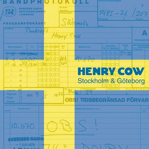 Henry Cow - Stockholm And Goteborg (Vinyl LP)