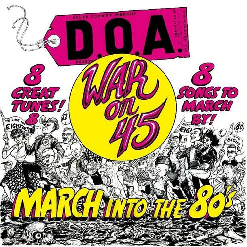 D.O.A. - War On 45 - Yellow Colored Vinyl with Bonus Tracks (Vinyl LP)