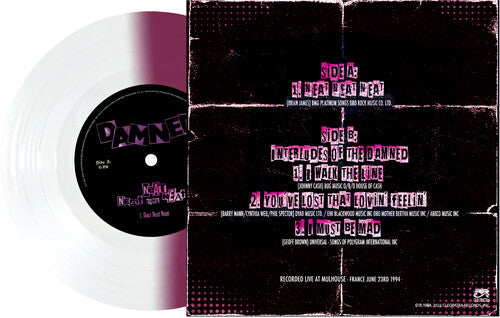 The Damned - Neat Neat Neat - Purple/white (Vinyl LP)