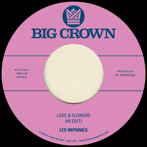 Les Imprimes - Love & Flowers (45 Edit) / You (Vinyl LP)