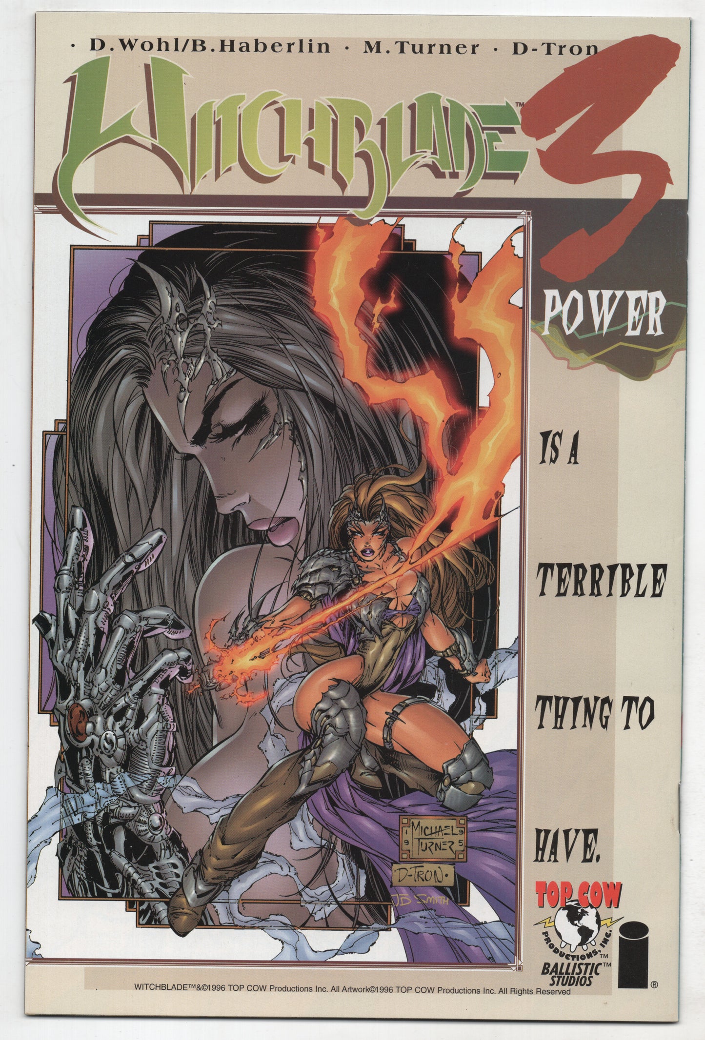 Ballistic Imagery 1 Image 1996 NM- 9.2 Hellcop Brian Haberlin Heavy Space Cyberforce