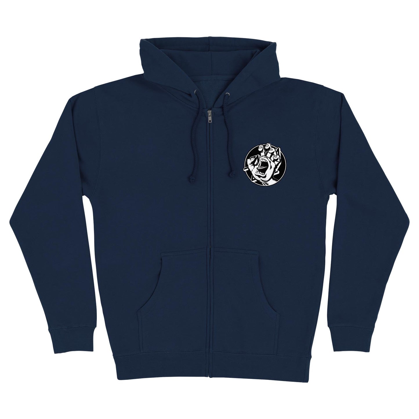 Santa Cruz Hand Dot Zip-Up Hooded Sweatshirt