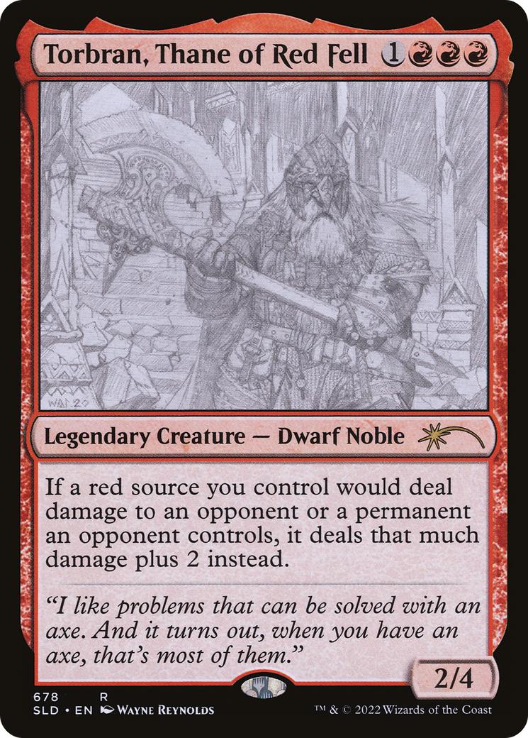 Torbran, Thane of Red Fell (SLD-678) - Secret Lair Drop Foil