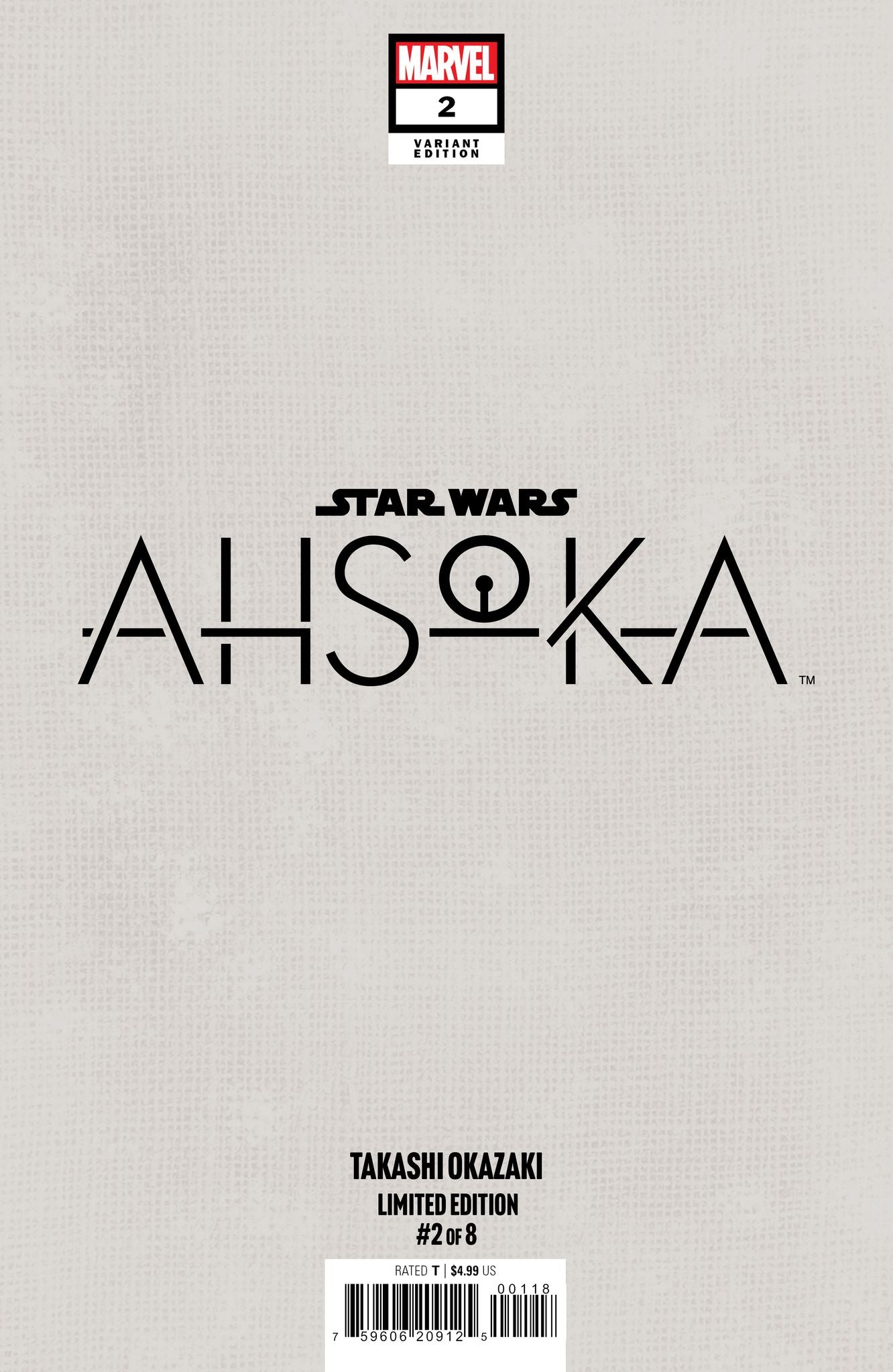 STAR WARS AHSOKA #2 | TAKASHI OKAZAKI LIMITED EDITION | RABBIT COMICS