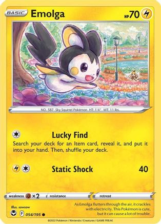 Emolga 054/195 - SWSH12 Silver Tempest