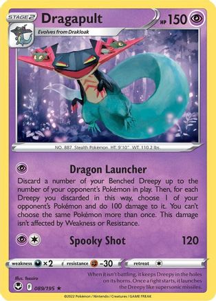 Dragapult 089/195 - SWSH12 Silver Tempest Holofoil