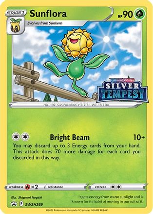 Sunflora SWSH269 - SWSH Sword & Shield Promo Cards - Holofoil