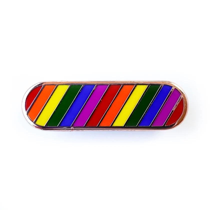 Pride Pals Flag Enamel Pin - Rainbow