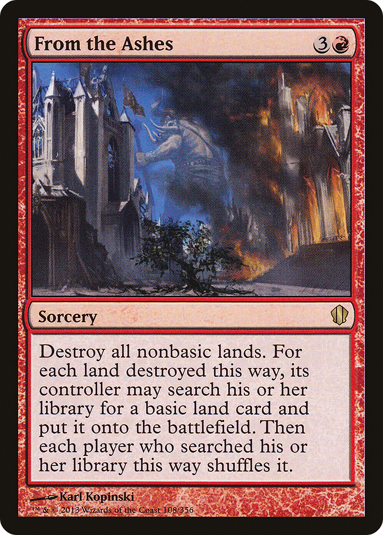From the Ashes (C13-108) - Commander 2013
