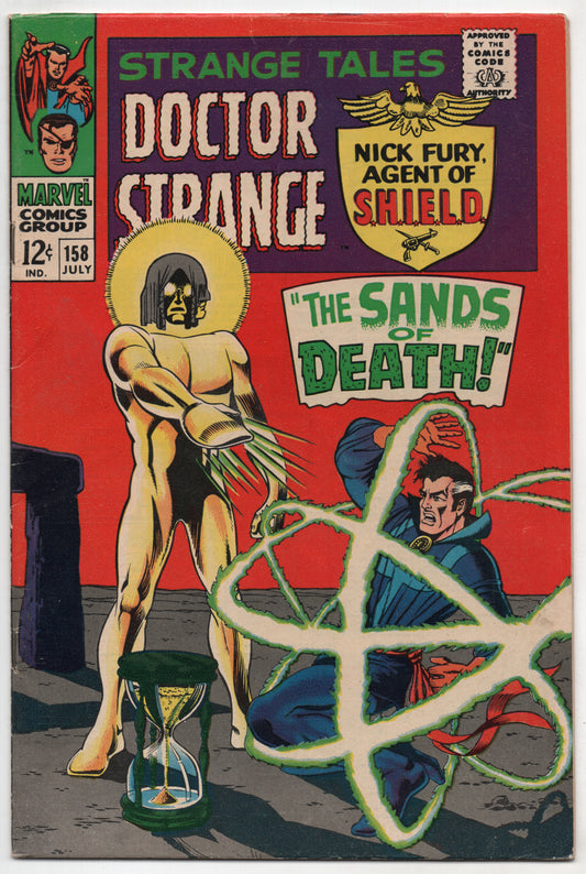 Strange Tales 158 Marvel 1967 FN Dr. Strange Nick Fury 1st Living Tribunal