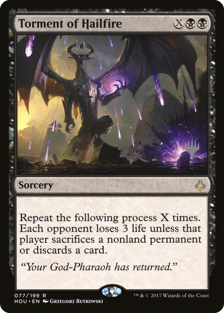 Torment of Hailfire (PPAFR-77P) - Hour of Devastation Promos