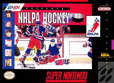 NHLPA Hockey '93 (Super Nintendo) - Golden Apple Comics