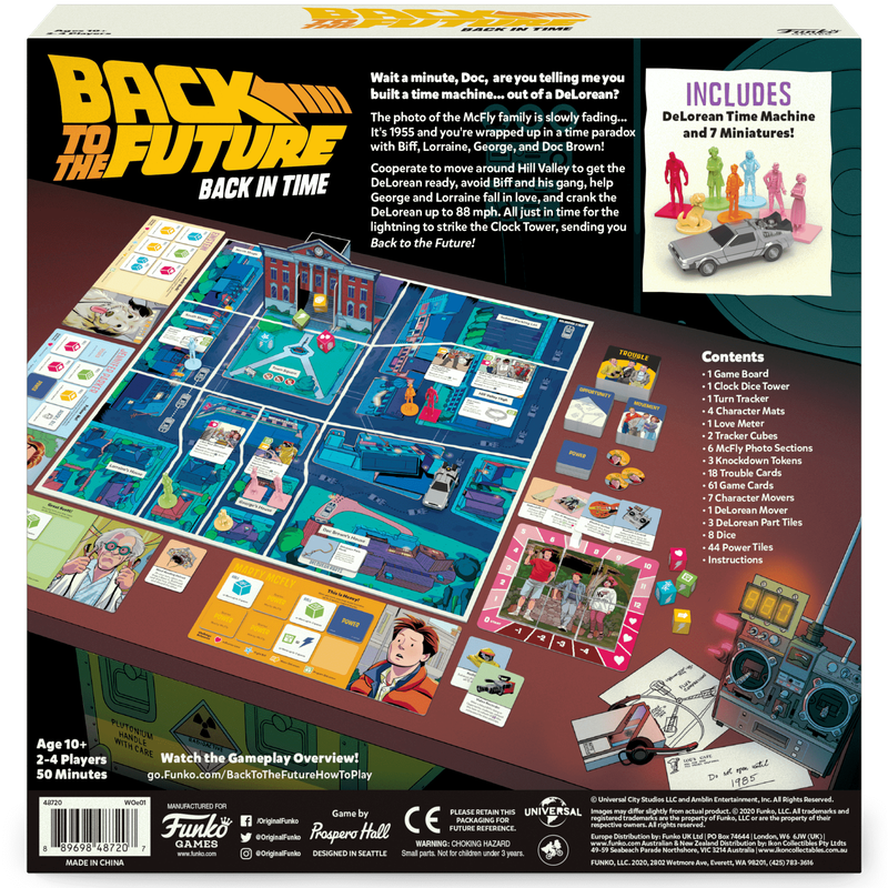 FunkoVerse: Back to the Future - Back in Time Board Game - Golden Apple Comics