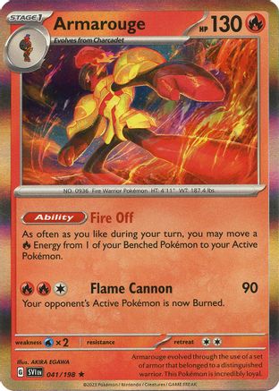 Armarouge 041/198 - SV01 Scarlet & Violet Base Set Holofoil