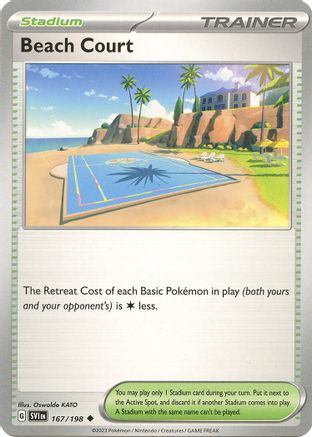 Beach Court 167/198 - SV01 Scarlet & Violet Base Set