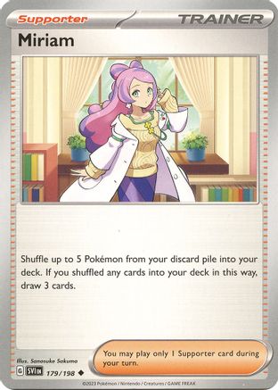 Miriam 179/198 - SV01 Scarlet & Violet Base Set