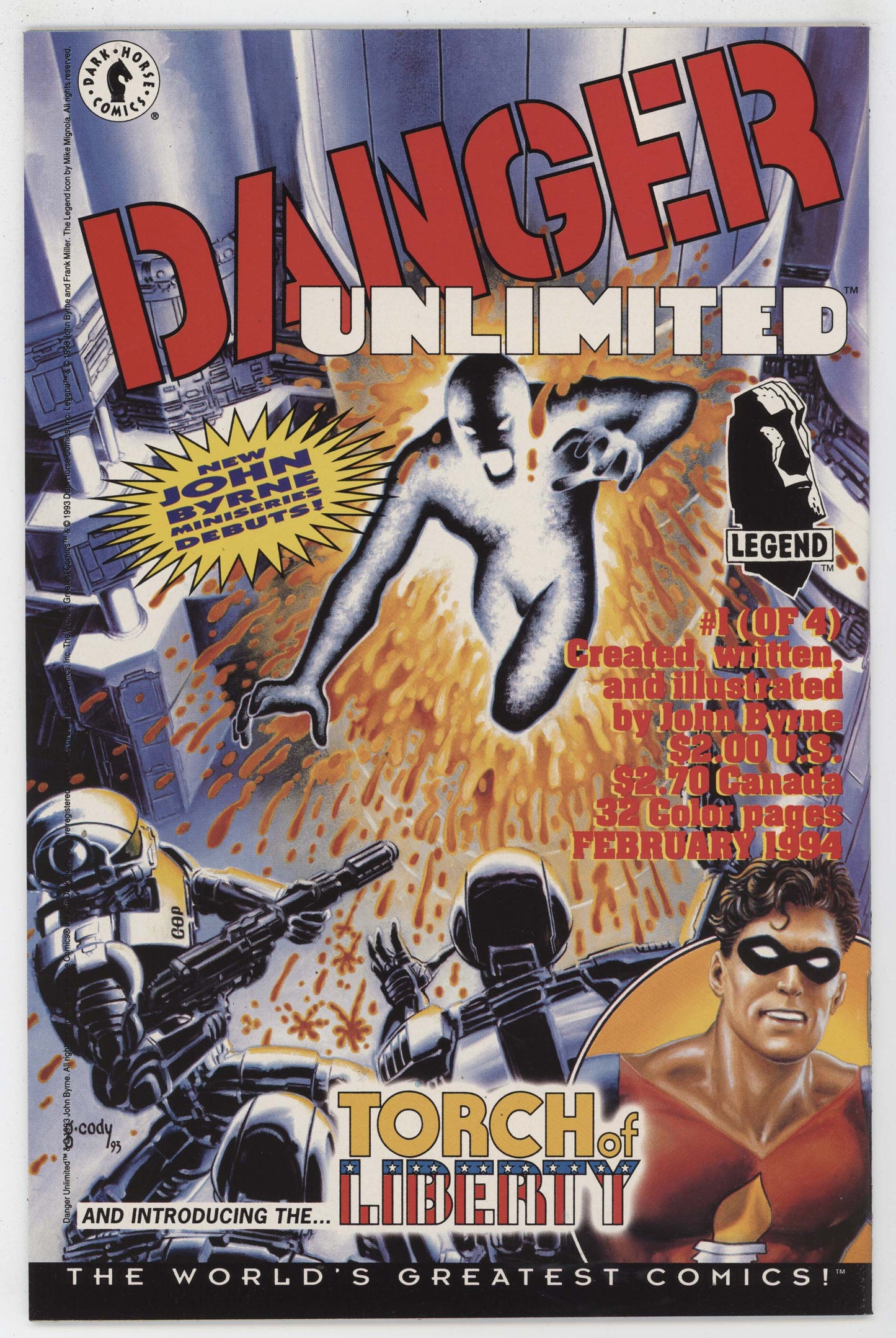 Out Of The Vortex 5 Dark Horse 1994 NM Neal Barrett Jason Pearson