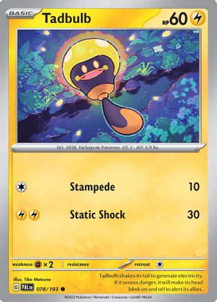 Tadbulb 078/193 - SV02 Paldea Evolved